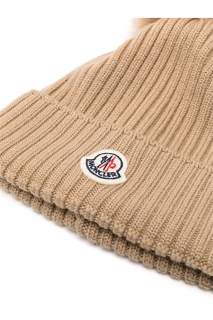 brown virgin wool cap MONCLER KIDS | J29543B00014M1131231